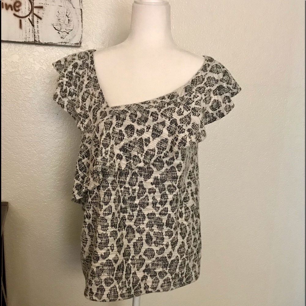 DOLAN (Anthropology) blouse - amazing asymmetrical look!